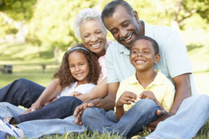 grandparents helping grandkids