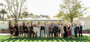 Jenna and the Mission Wealth team at the Rosewood Miramar in July 2019