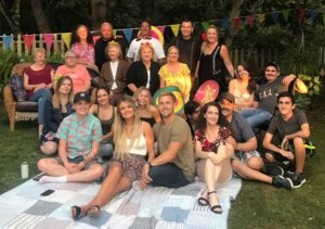 Jenna and her family celebrating Fiesta together