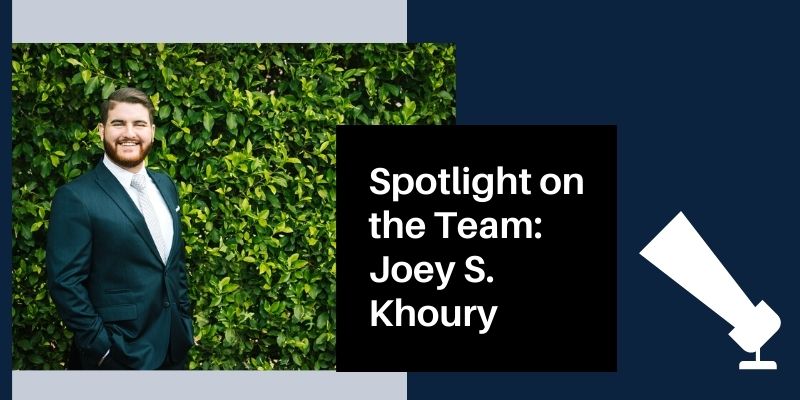 Spotlight on Joey Khoury Mission Wealth Financial Advisor