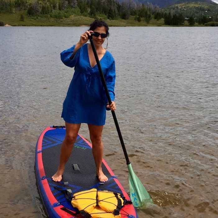 Spotlight on Stephanie Bruno paddleboarding