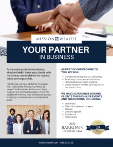 Trusted Partnerships with Mission Wealth