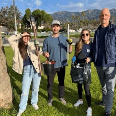 Mission Wealth Beach Cleanup with Explore Ecology in Santa Barbara, California