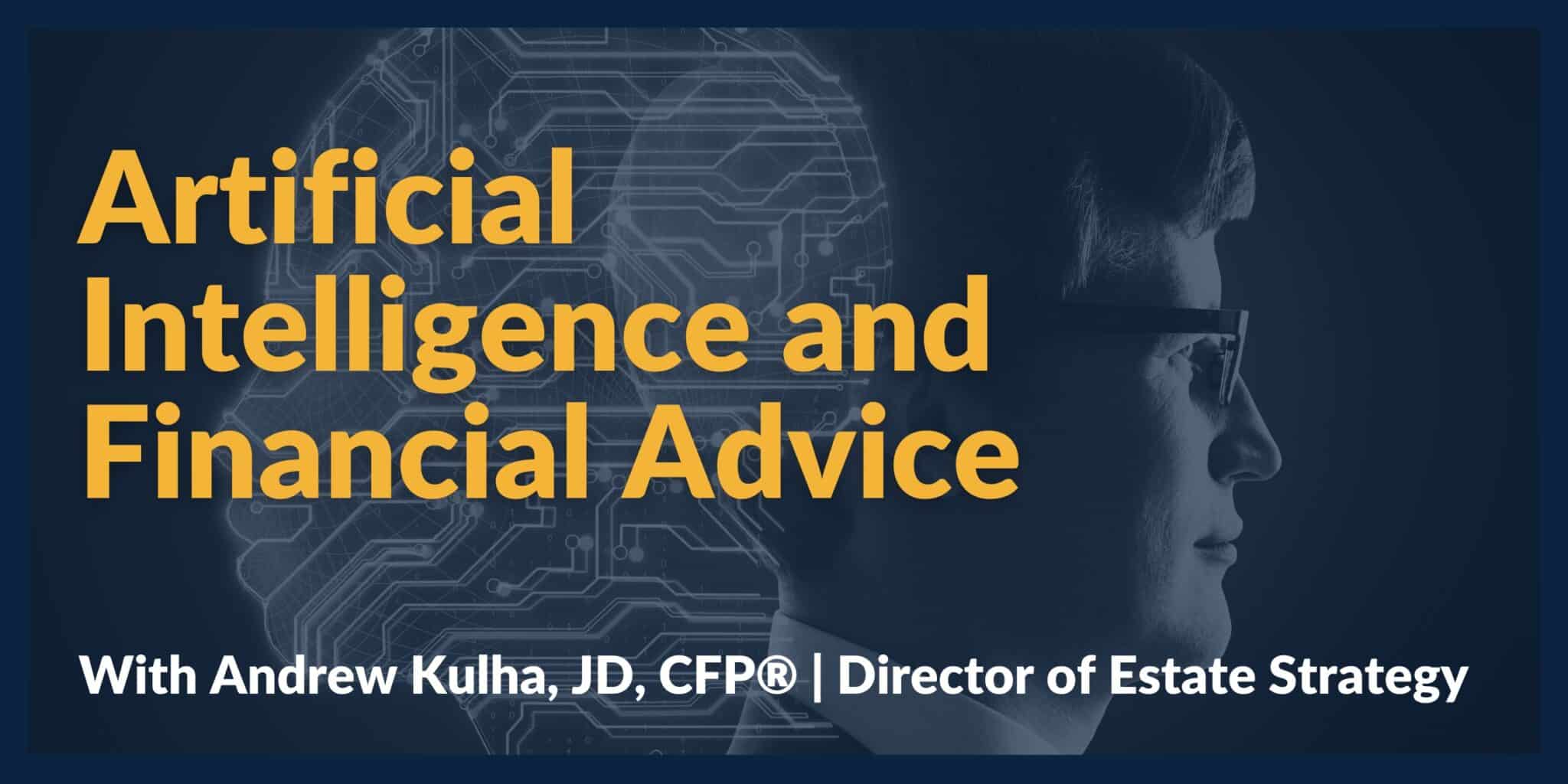 Can Artificial Intelligence and ChatGPT Replace the Value of Advisors