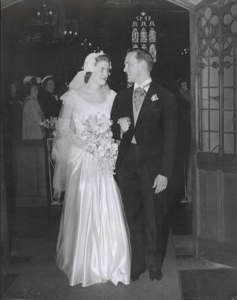 Paul and Sue Slater married in April 1951 at the Reformed Church of Bronxville.