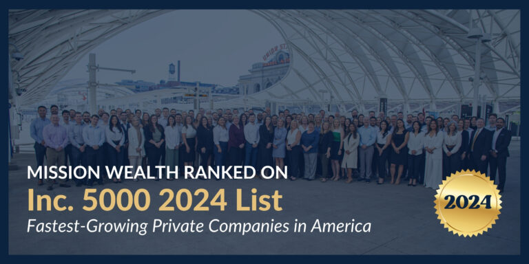 Mission Wealth Ranks on the 2024 Inc. 5000