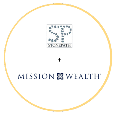 Stonepath + Mission Wealth Logo