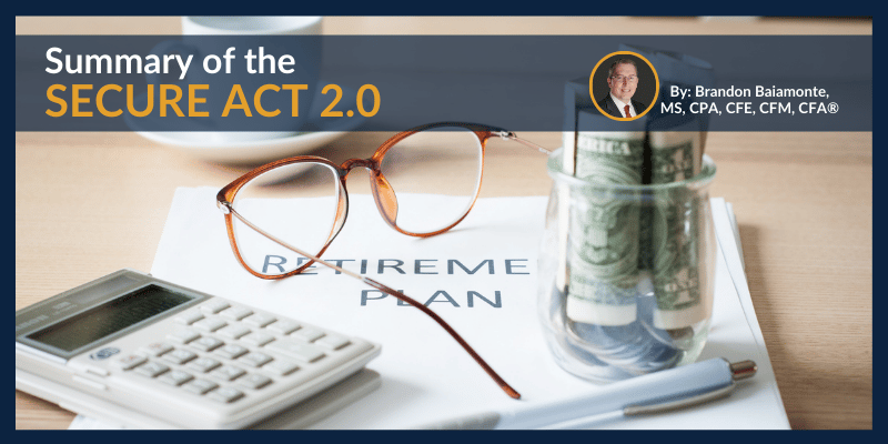 SECURE Act 2.0 | What This Means for Your Retirement Savings