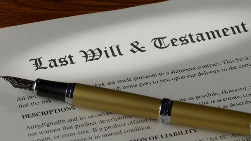 Will to minimize taxes