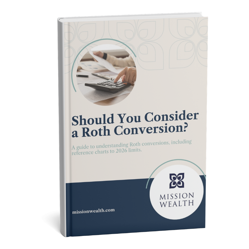 Roth Conversions Guide mockup for landing page