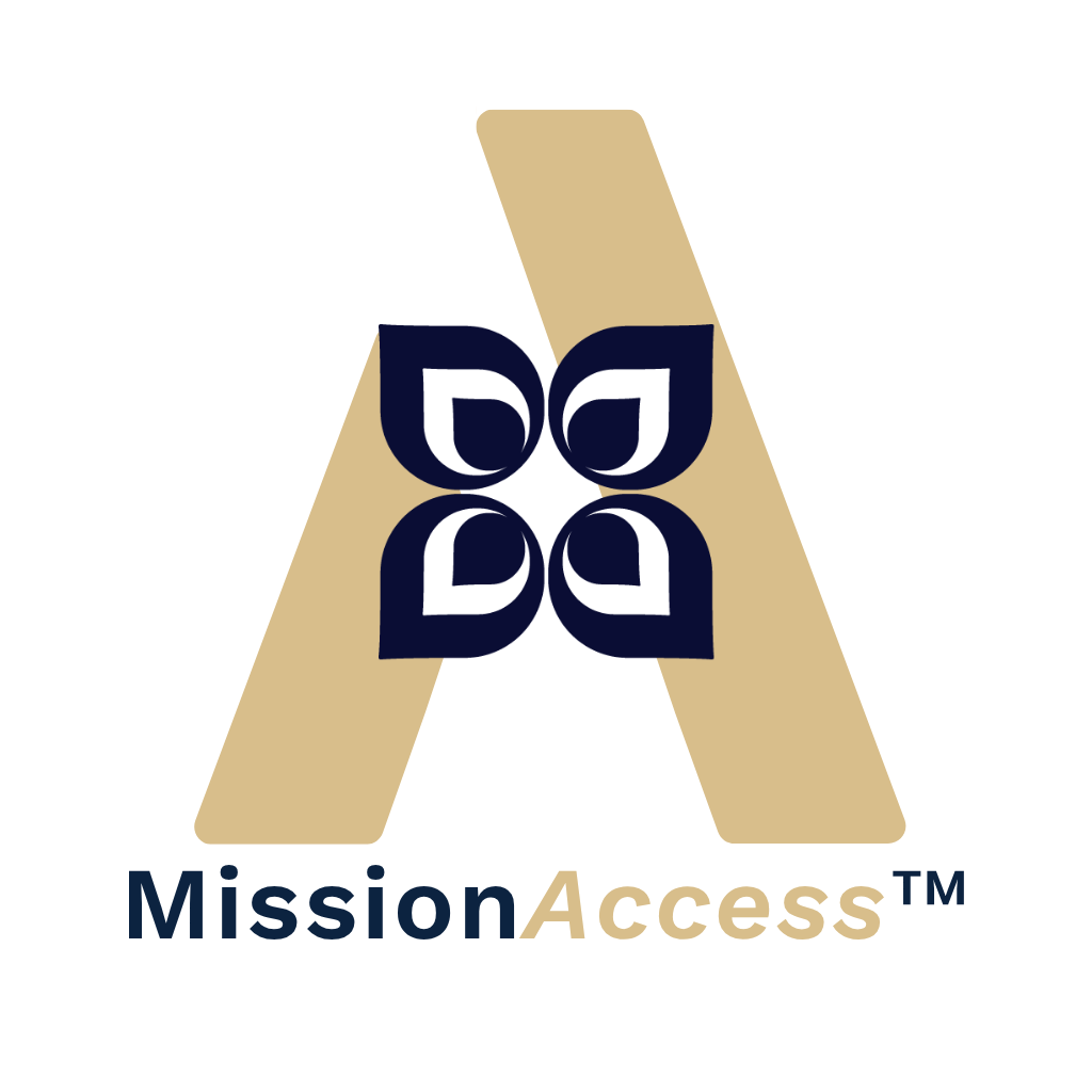 Stylized logo featuring four interconnected leaf shapes, representing growth and connection for the Client Login page.