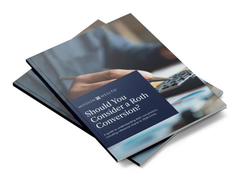 Guide on Roth conversions with reference charts, emphasizing key considerations for financial planning.
