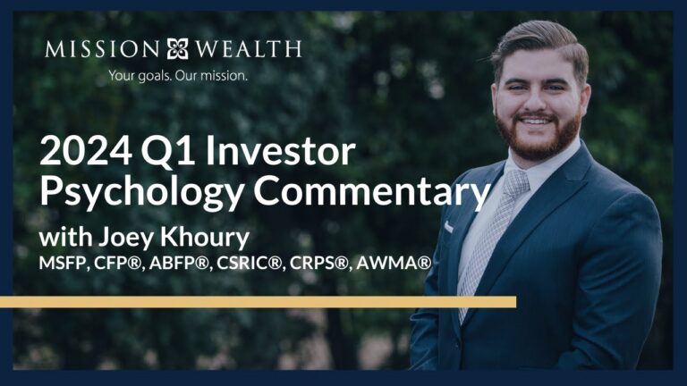 2024 Q1 Investor Psychology Commentary featuring Joey Khoury, highlighting insights on investor behavior and strategies.