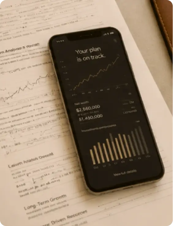 A mobile investment report
